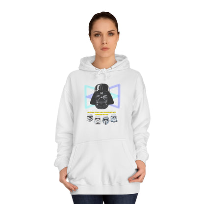 Star Wars unisex Hoodie - Darth Vader   - Alles was ich brauch ist meine Gang - beidseitig bedruckt