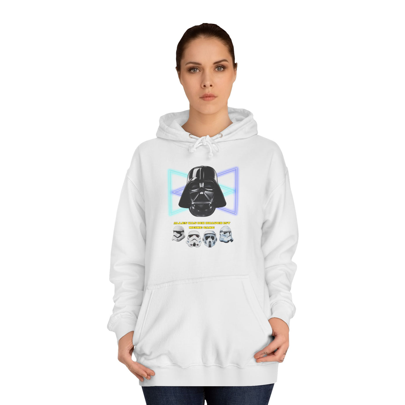 Star Wars unisex Hoodie - Darth Vader   - Alles was ich brauch ist meine Gang - beidseitig bedruckt