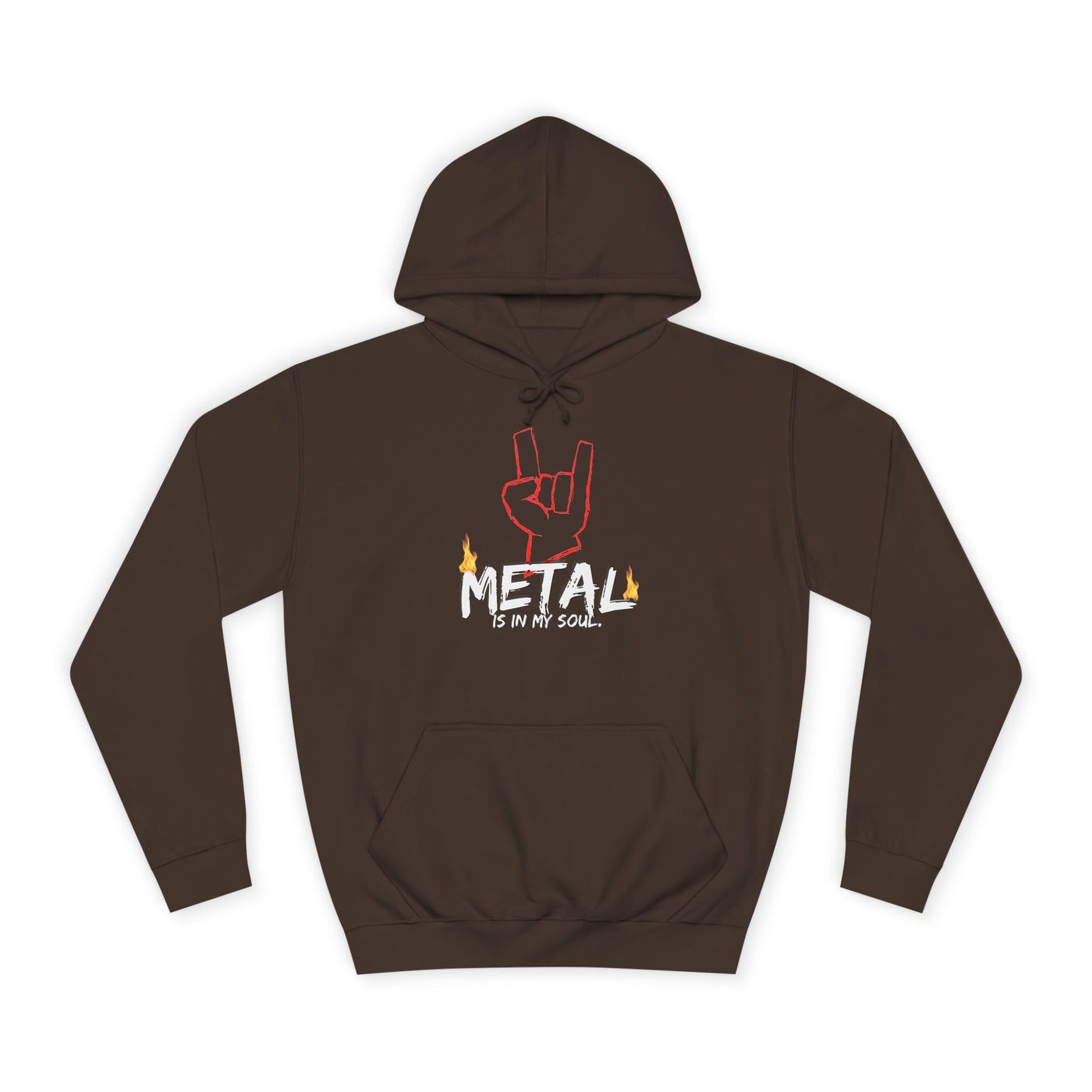 "Metal" Music Unisex College Hoodie