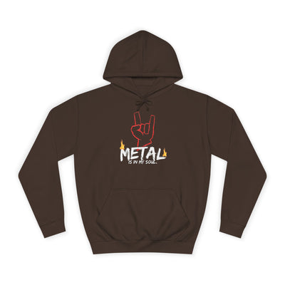 "Metal" Music Unisex College Hoodie