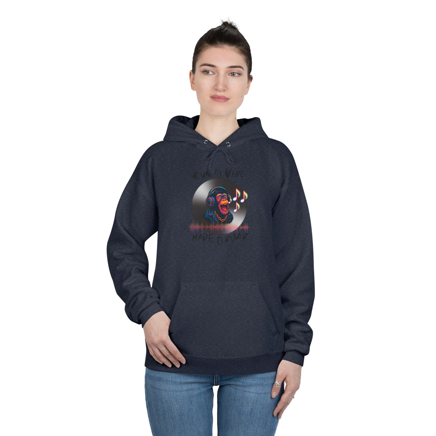 Born to Vibe Hoodie - cool monkey design / Monkey