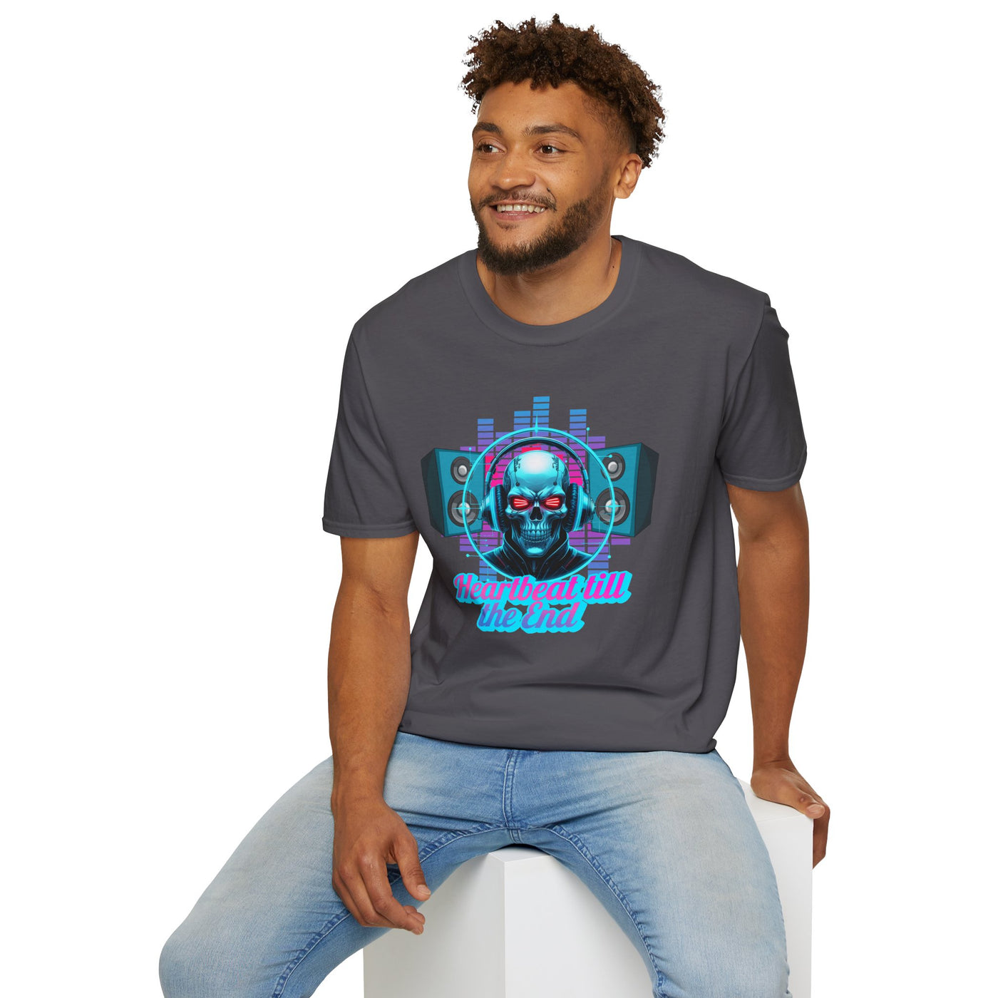 Heartbeat Till The End Unisex Softstyle T-Shirt