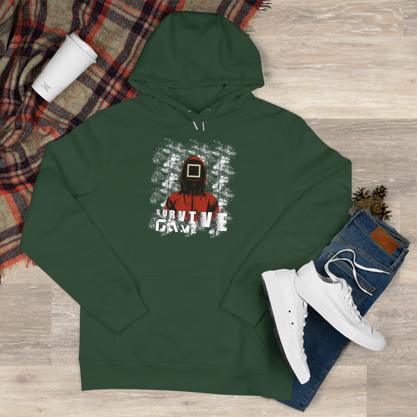 Squid game Hoodie - survive game 