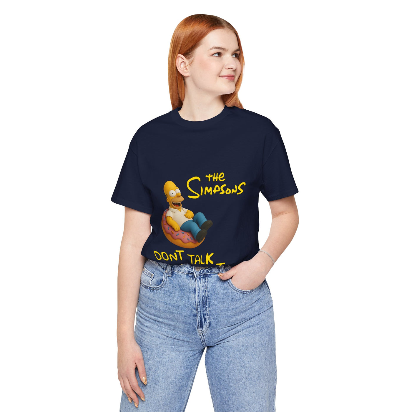 The Simpsons Donut Lover Tee - Funny Graphic T-Shirt -unisex