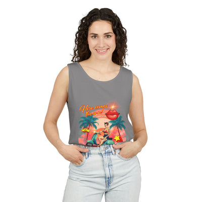 Retro Summer Vibes Tank Top Here comes the sun
