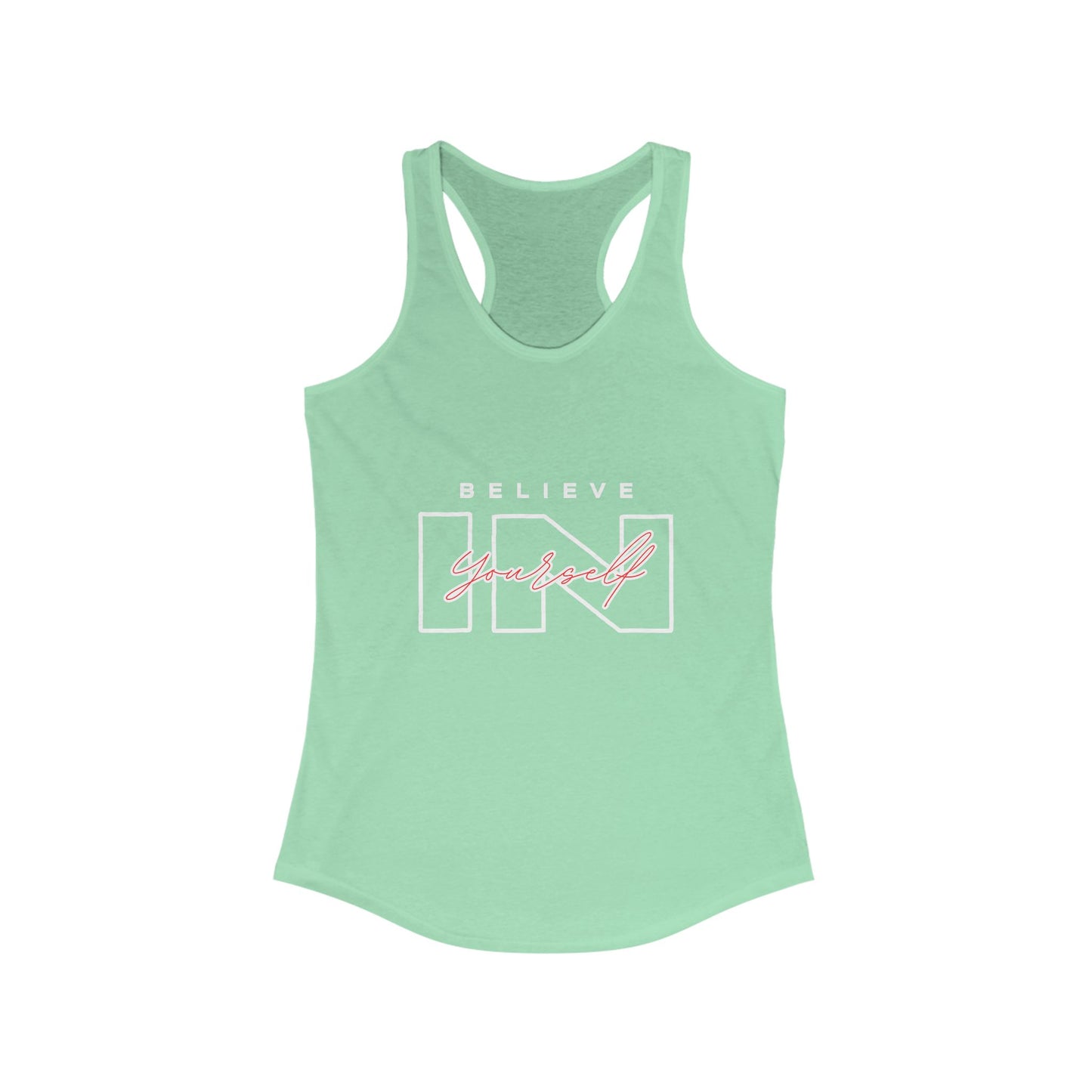 Believe in Yourself Tank Top - Women's Motivational Fitness Apparel