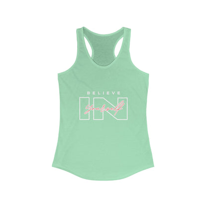 Believe in Yourself Tank Top - Women's Motivational Fitness Apparel