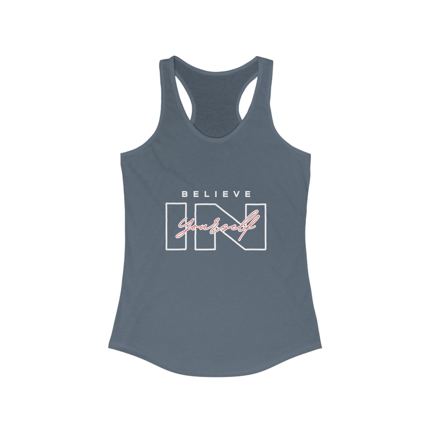 Believe in Yourself Tank Top - Women's Motivational Fitness Apparel