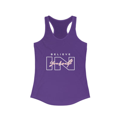 Believe in Yourself Tank Top - Women's Motivational Fitness Apparel