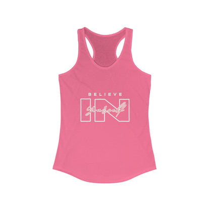 Believe in Yourself Tank Top - Women's Motivational Fitness Apparel