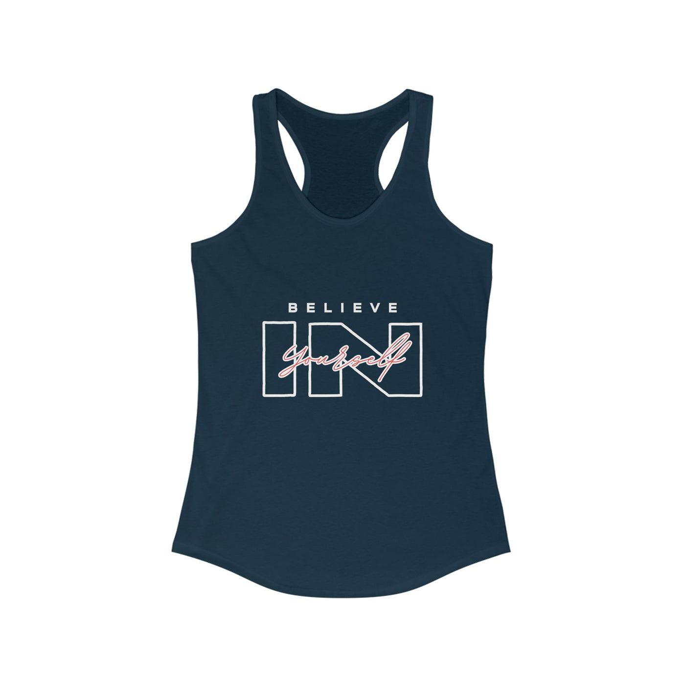 Believe in Yourself Tank Top - Women's Motivational Fitness Apparel
