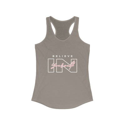 Believe in Yourself Tank Top - Women's Motivational Fitness Apparel
