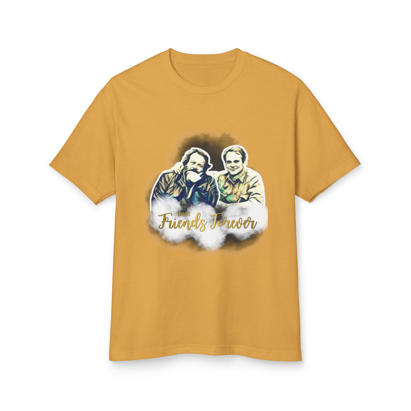 Friends Forever Bud Spencer Terence Hill Graphic Tee - Unisex Heavyweight Cotton T-Shirt