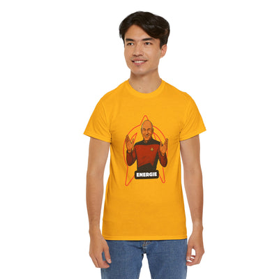 Energie Unisex Heavy Cotton Tee - Perfect for Sci-Fi Fans and Casual Wear