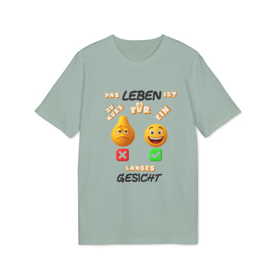 Funny Graphic T-Shirt - 'Life is too short for a long face'