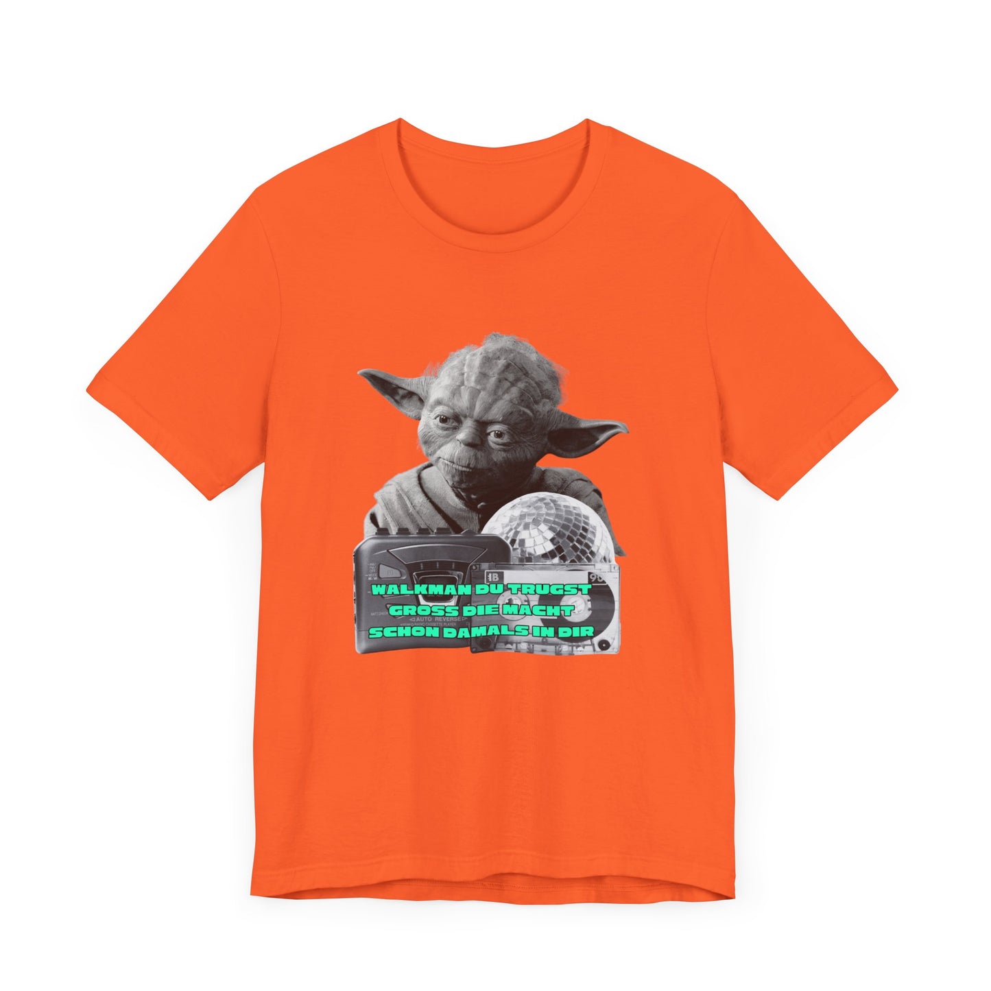 Funny Yoda Quote Unisex Tee - Walkman du kennst - erfahren du bist starwars