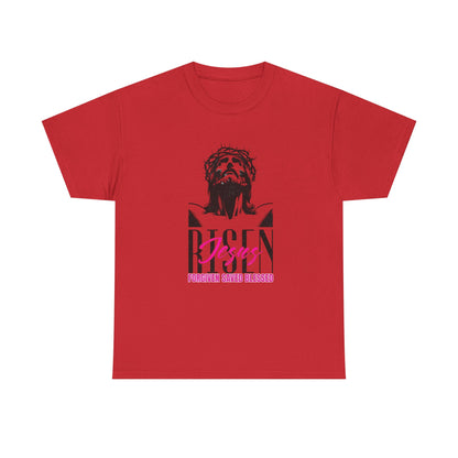 Jesus "Risen" Faith-Based Christian T-Shirt