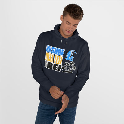 Just Surf Hooded Sweatshirt - Perfect for Beach Lovers and Surf Enthusiasts