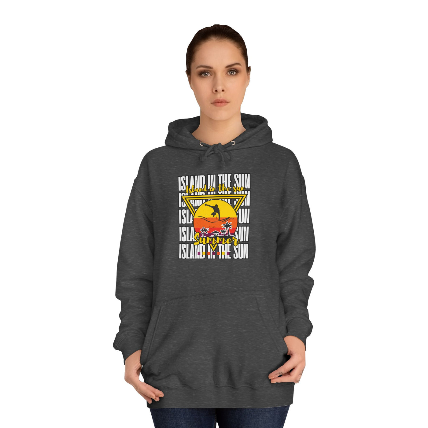 Vibrant College Spirit Hoodie, Unisex College Hoodie