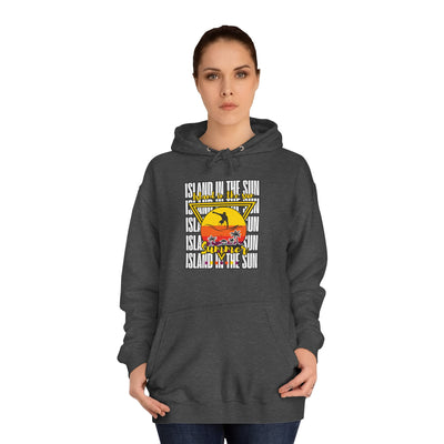 Vibrant College Spirit Hoodie, Unisex College Hoodie