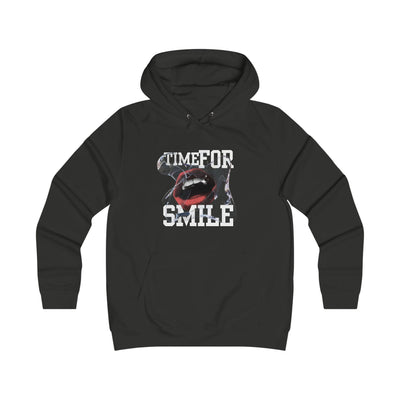 Girlie College Hoodie, Time for Smile