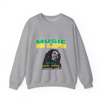 Music Is Life Bob Raggae Sweatshirt