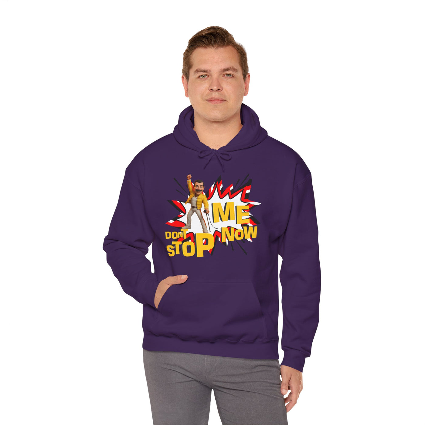 Freddie Hoodie, Unisex Sweatshirt for Music Lovers