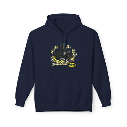 Batman-Inspired Unisex Fleece Hoodie, "Batmod on"