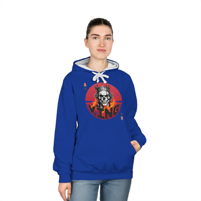 Hoodie Skull King Totenkopf König Herz König