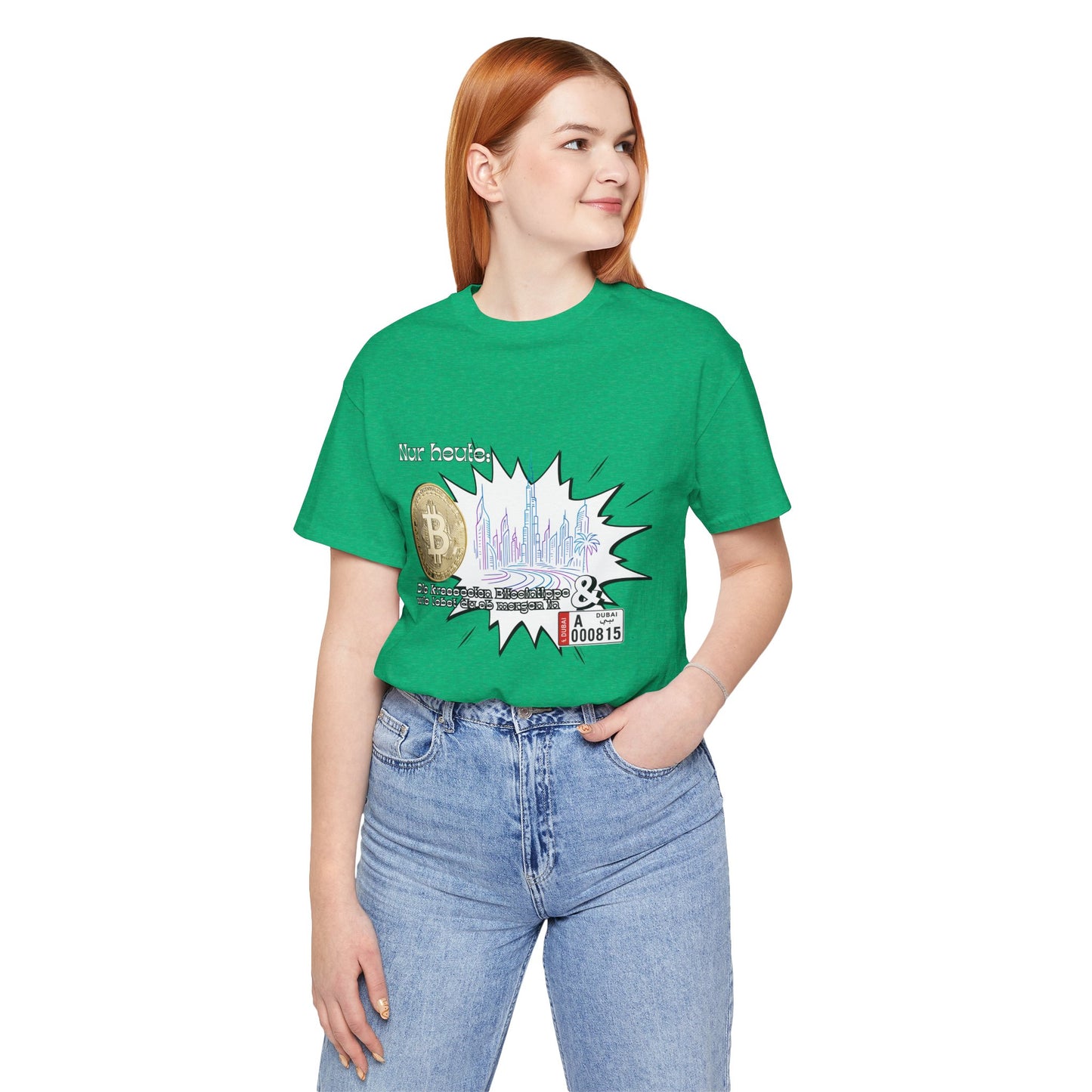 Bitcoins Dubai - Rosarote Welt - lass dich nicht verarschen T - Shirt
