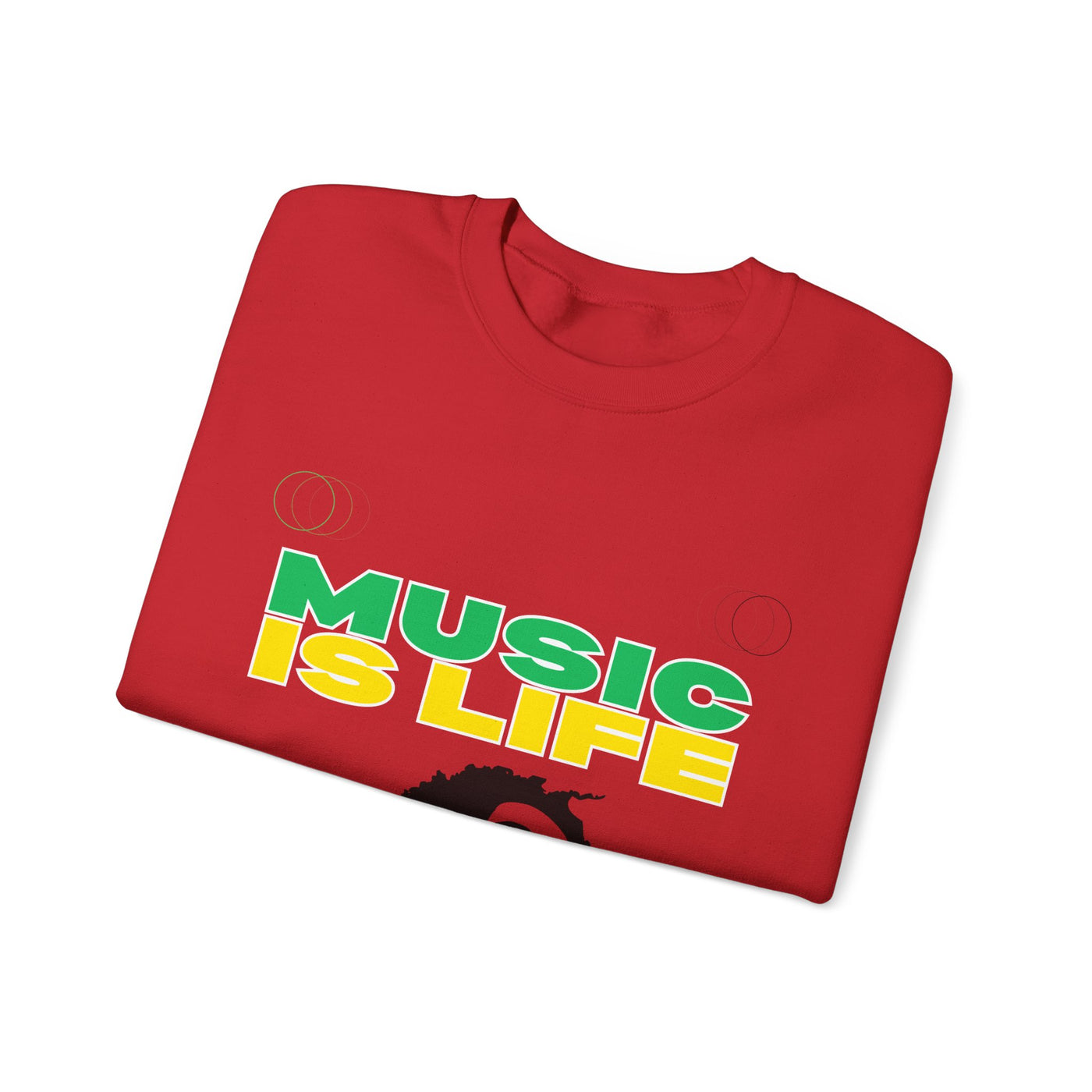 Music Is Life Bob Raggae Sweatshirt