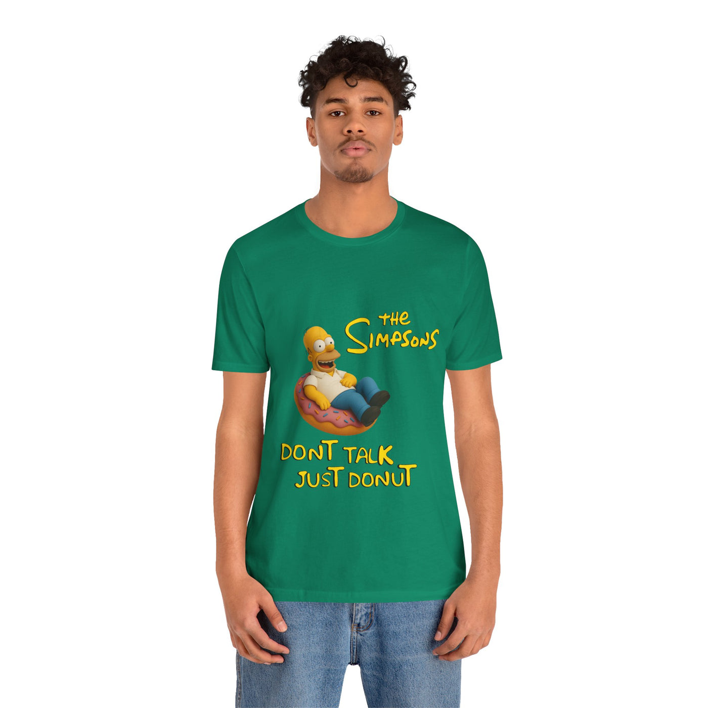 The Simpsons Donut Lover Tee - Funny Graphic T-Shirt -unisex