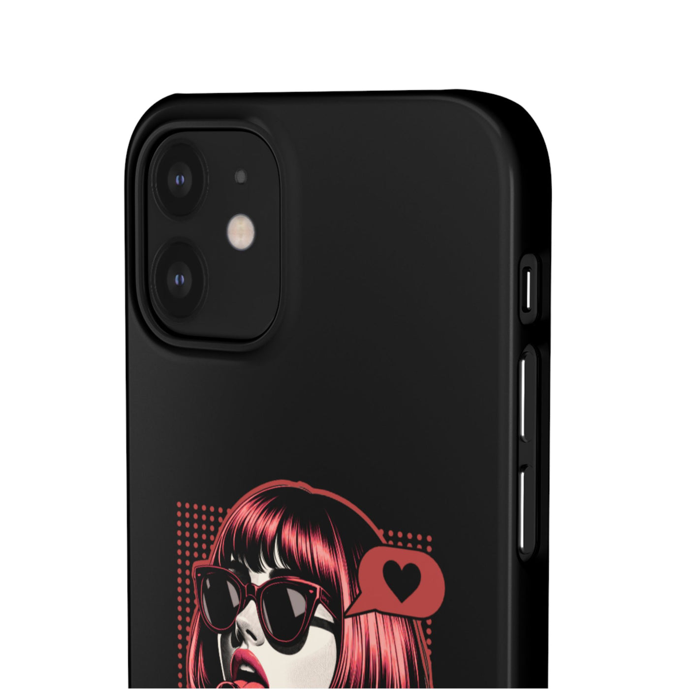 Retro Girl Snap Case Handyhülle