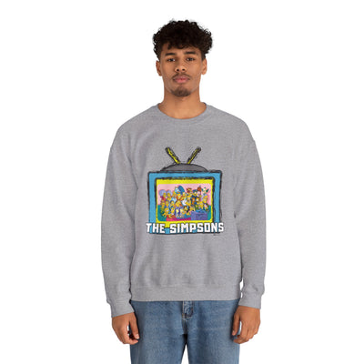 The Simpsons Unisex Heavy Cotton Sweatshirt
