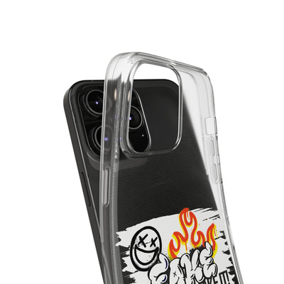 Handyhülle Fake till you make it - Clear Silicone Phone Cases,