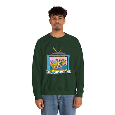The Simpsons Unisex Heavy Cotton Sweatshirt