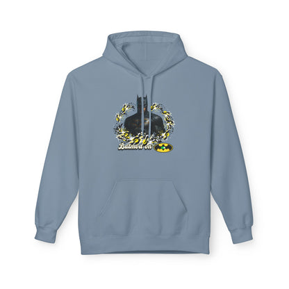Batman-Inspired Unisex Fleece Hoodie, "Batmod on"