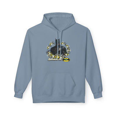 Batman-Inspired Unisex Fleece Hoodie, "Batmod on"