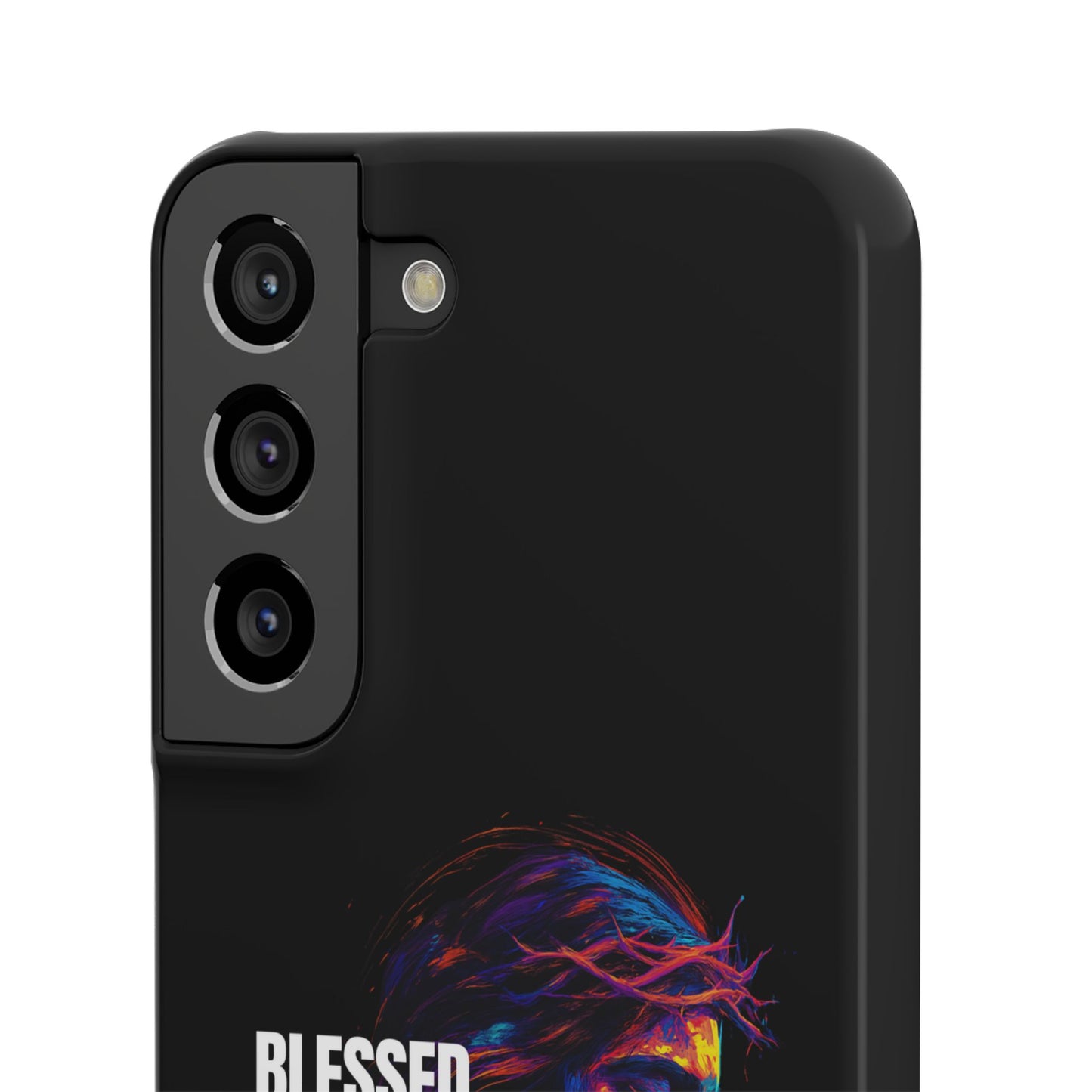 Blessed Saved Loved -  Snap Case Handyhülle - Jesus