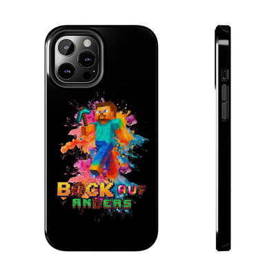 Minecraft Inspired Tough Phone Case - Handyhülle  "Bock auf anders" Colorful Gamer Design