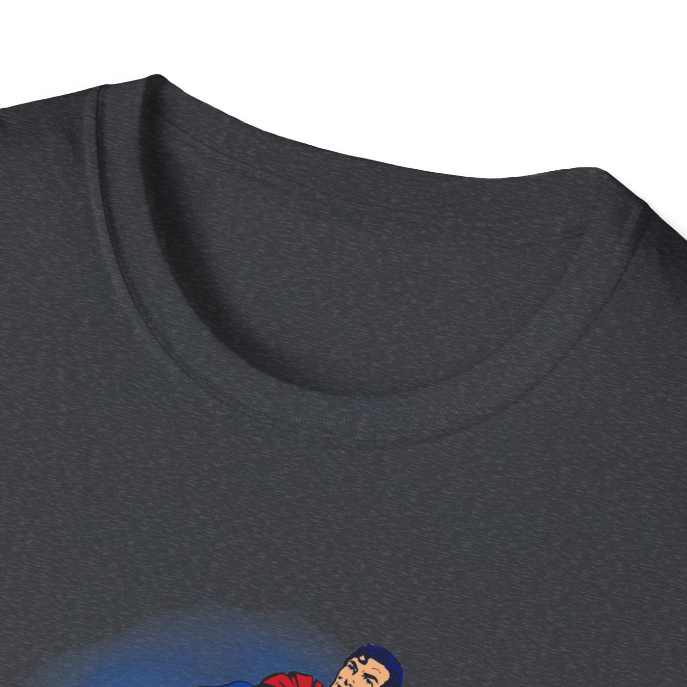 Superman Pause Unisex Softstyle T-Shirt - Fun Graphic Tee for Comic Fans
