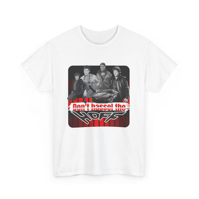 Don't Hassel the Hoff Unisex Heavy Cotton Tee | Retro humor shirt for fans