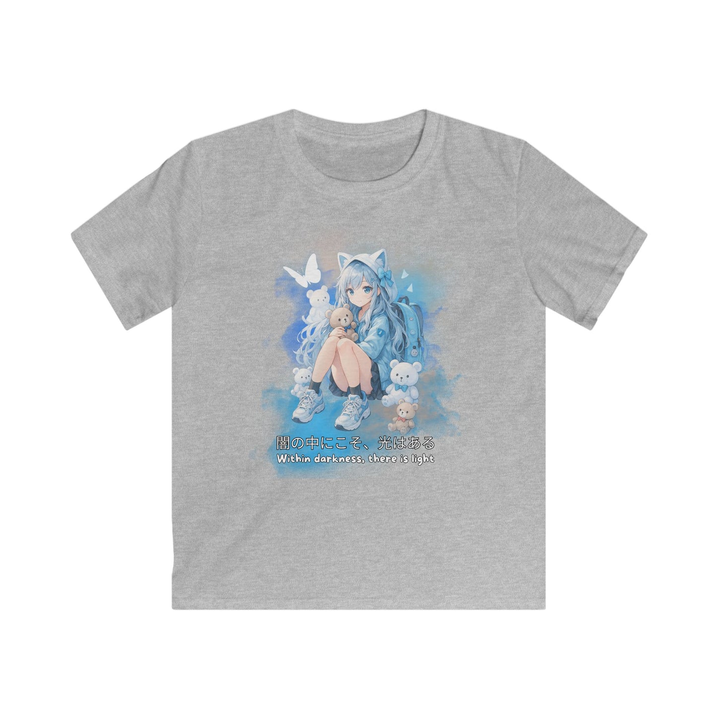 Copy of Hoodie, Anime Sweatshirt "Within darkness there is a light"