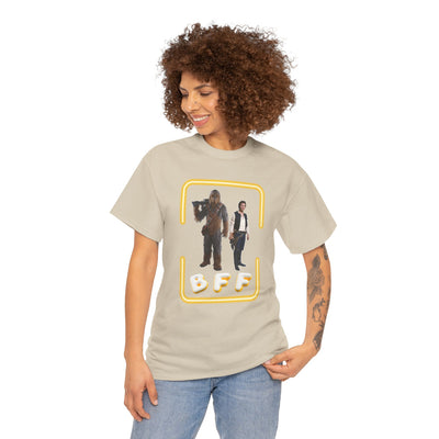 BFF Chewbacca &amp; Han Solo Unisex Heavy Cotton Shirt