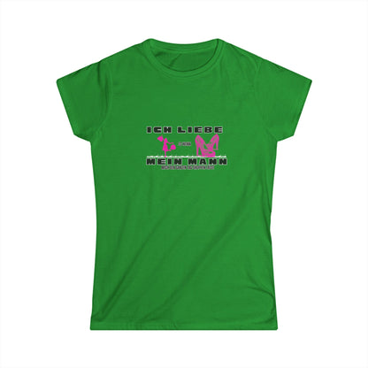 Ich Liebe Mein Mann - Unisex Jersey Short Sleeve Tee, Romantic German Love Shirt