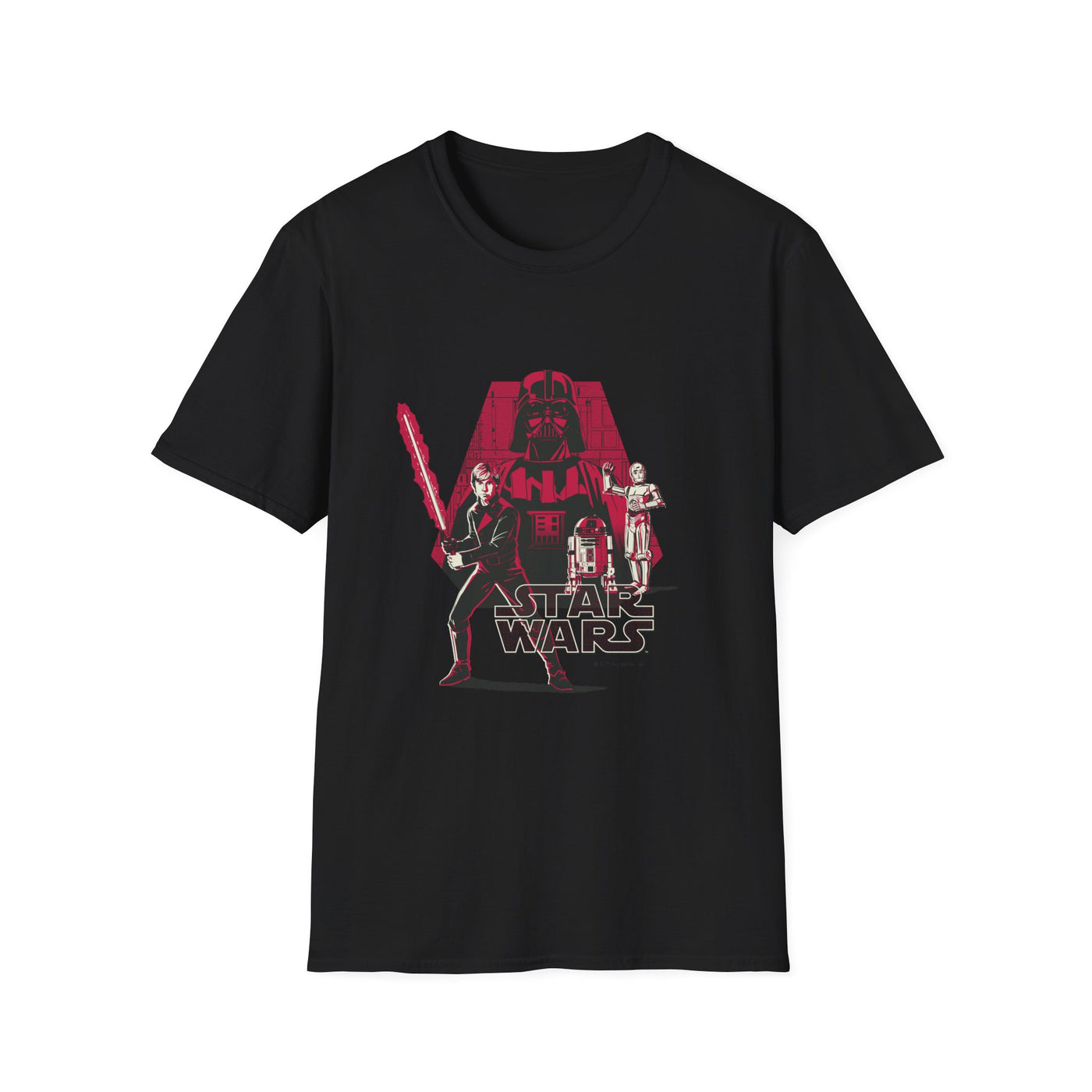 Star Wars Unisex Softstyle T-Shirt - Retro Graphic Tee