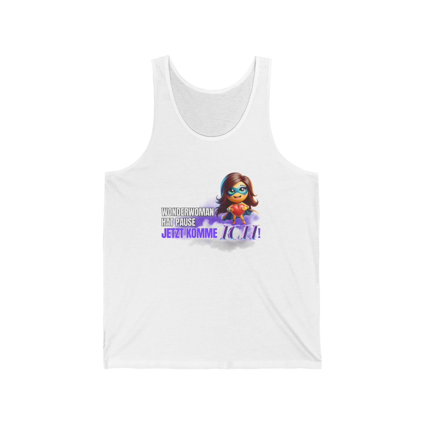 Funny Wonder Woman Unisex Jersey Tank - Perfect for Fitness and Casual Wear