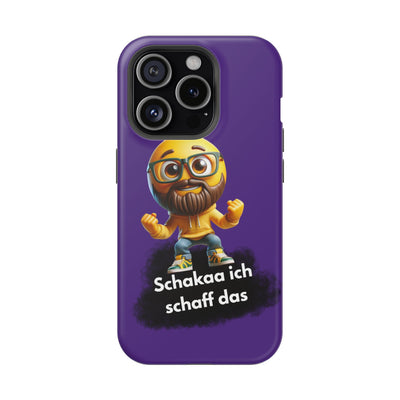 Motivational Impact-Resistant Phone Case - "Schakaa ich schaff das"