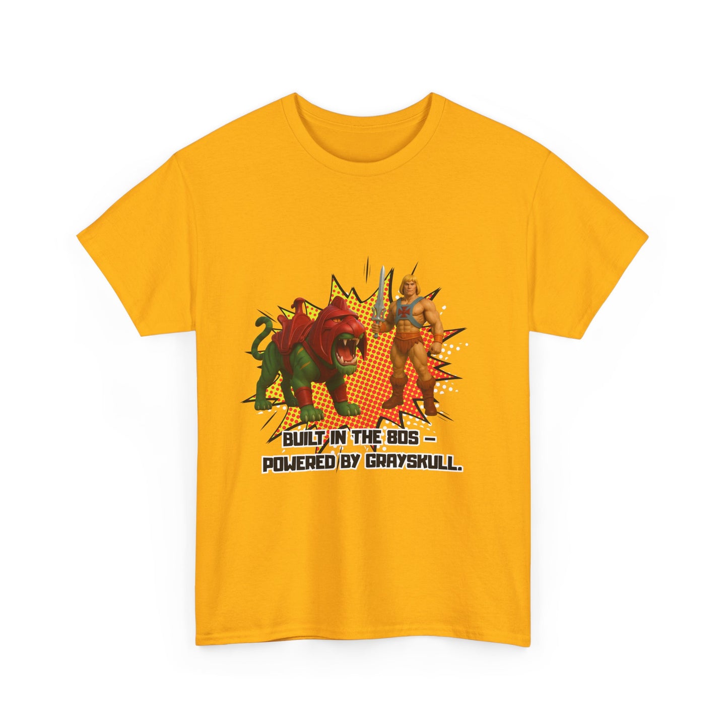 He-Man Unisex Vintage Master of the Universe Retro T-Shirt