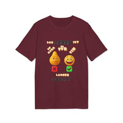 Funny Graphic T-Shirt - 'Life is too short for a long face'